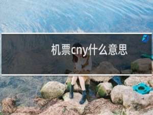 机票cny什么意思