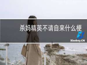 杀妈精英不请自来什么梗