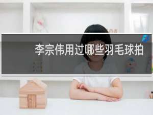 李宗伟用过哪些羽毛球拍
