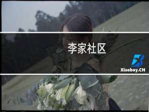 李家社区(关于李家社区的简介)