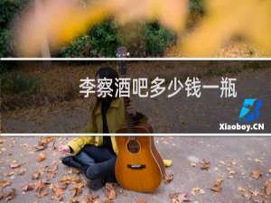 李察酒吧多少钱一瓶
