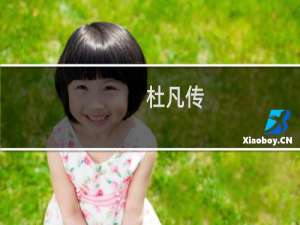 杜凡传(关于杜凡传的简介)