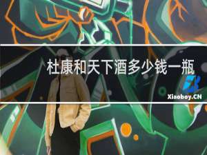 杜康和天下酒多少钱一瓶