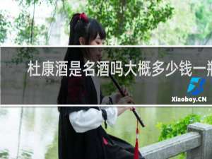 杜康酒是名酒吗大概多少钱一瓶