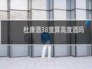 杜康酒38度算高度酒吗?