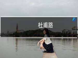 杜甫路(关于杜甫路的简介)