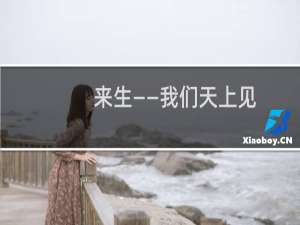 来生——我们天上见(关于来生——我们天上见的简介)