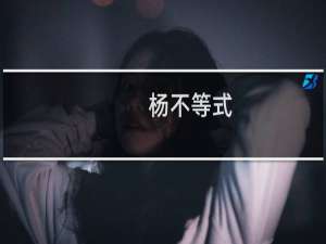 杨不等式(关于杨不等式的简介)