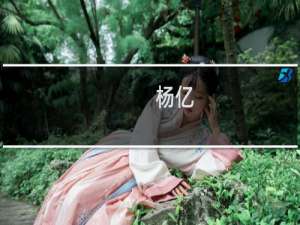 杨亿(关于杨亿的简介)