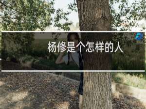 杨修是个怎样的人