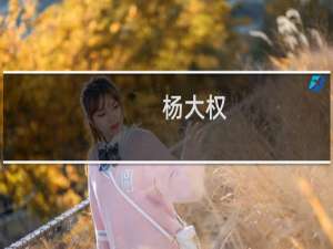 杨大权(关于杨大权的简介)