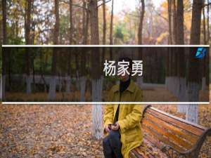 杨家勇(关于杨家勇的简介)