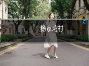 杨家塆村(关于杨家塆村的简介)