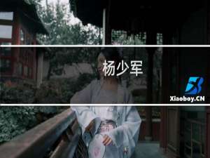 杨少军(关于杨少军的简介)