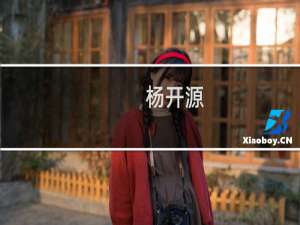 杨开源(关于杨开源的简介)