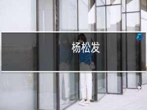杨松发(关于杨松发的简介)