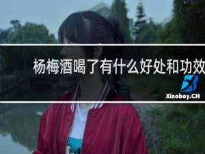 杨梅酒喝了有什么好处和功效