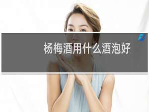 杨梅酒用什么酒泡好