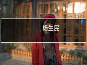 杨生民(关于杨生民的简介)