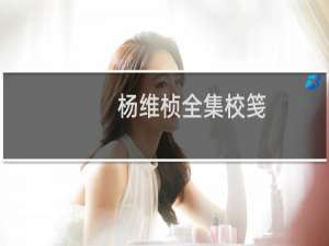 杨维桢全集校笺 全十册(关于杨维桢全集校笺 全十册的简介)