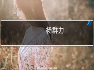 杨群力(关于杨群力的简介)