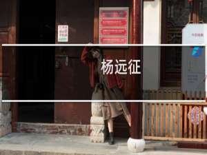 杨远征(关于杨远征的简介)