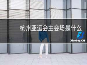 杭州亚运会主会场是什么碗