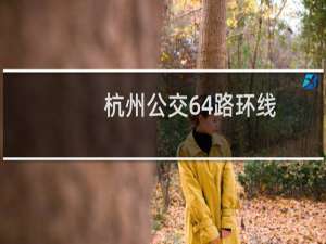 杭州公交64路环线(关于杭州公交64路环线的简介)