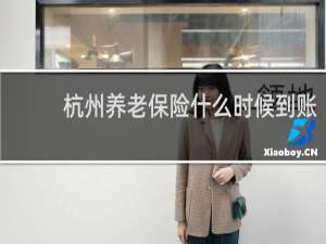 杭州养老保险什么时候到账