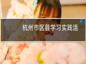 杭州市区县学习实践活动办主任座谈会(关于杭州市区县学习实践活动办主任座谈会的简介)