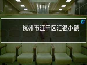 杭州市江干区汇银小额贷款股份有限公司(关于杭州市江干区汇银小额贷款股份有限公司的简介)