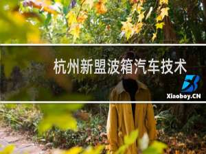 杭州新盟波箱汽车技术服务有限公司(关于杭州新盟波箱汽车技术服务有限公司的简介)