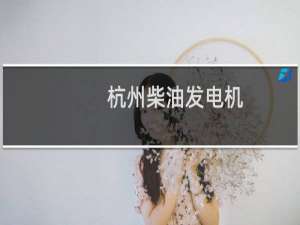 杭州柴油发电机