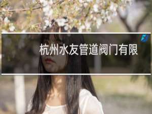 杭州水友管道阀门有限公司(关于杭州水友管道阀门有限公司的简介)
