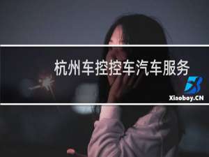 杭州车控控车汽车服务有限公司(关于杭州车控控车汽车服务有限公司的简介)
