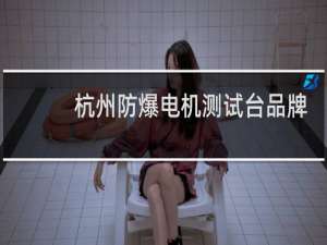 杭州防爆电机测试台品牌