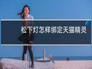 松下灯怎样绑定天猫精灵