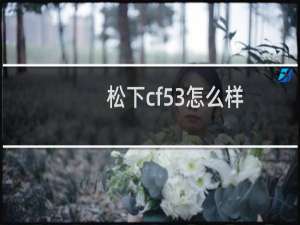 松下cf53怎么样