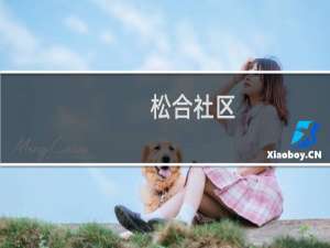 松合社区(关于松合社区的简介)