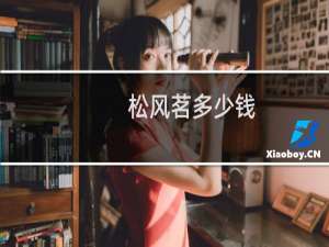 松风茗多少钱