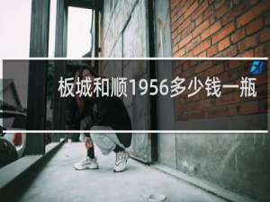 板城和顺1956多少钱一瓶