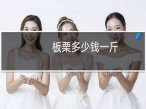板栗多少钱一斤