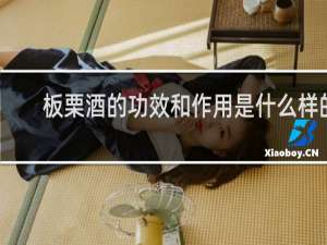 板栗酒的功效和作用是什么样的