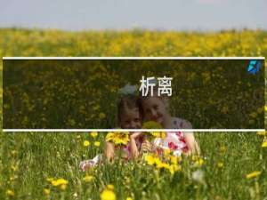 析离(关于析离的简介)
