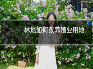 林地如何改养殖业用地