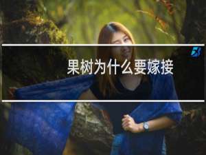 果树为什么要嫁接
