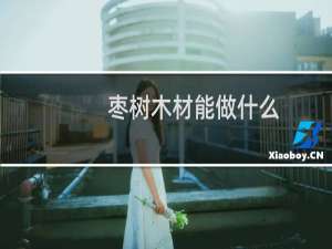 枣树木材能做什么