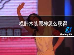枫叶木头原神怎么获得