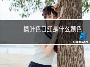 枫叶色口红是什么颜色