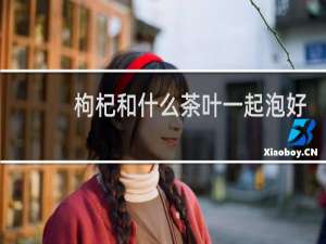 枸杞和什么茶叶一起泡好
